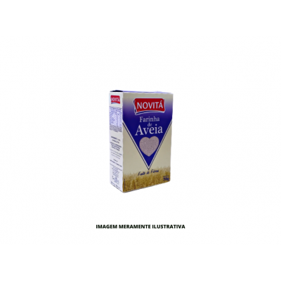 FARINHA DE AVEIA - NOVITA - 70g - CX24